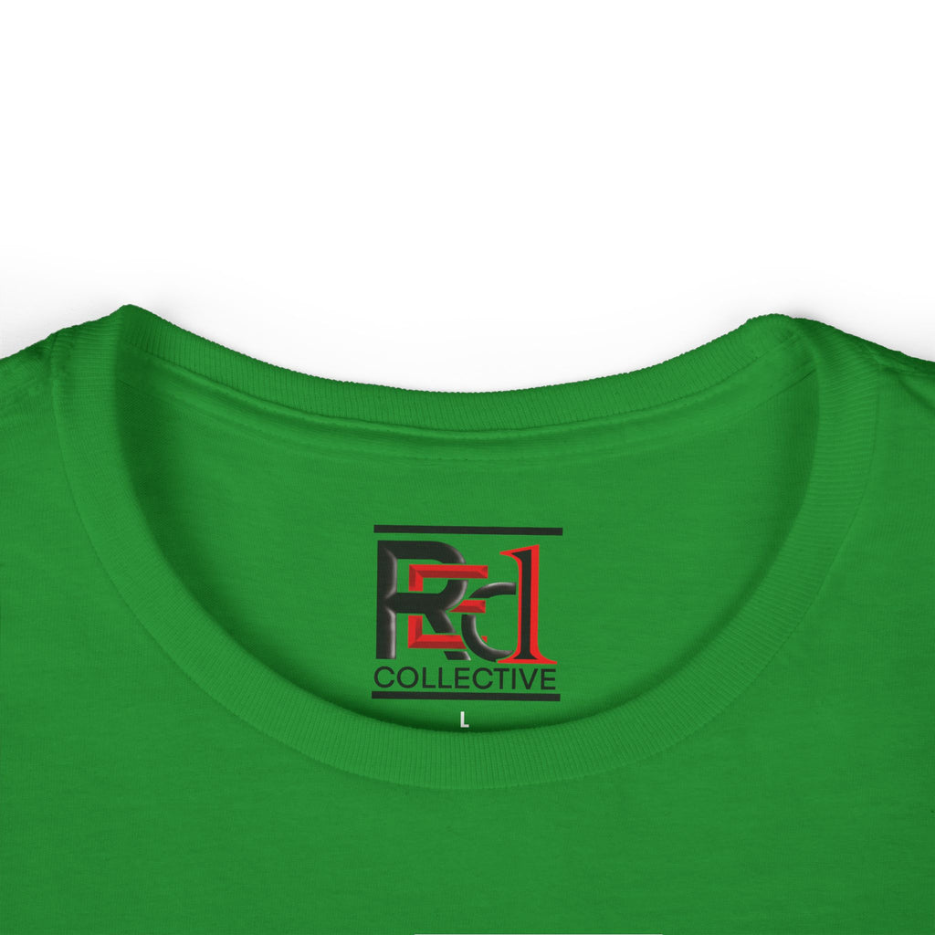 R1C - CRAZY Women's Softstyle Tee - Black Lettering