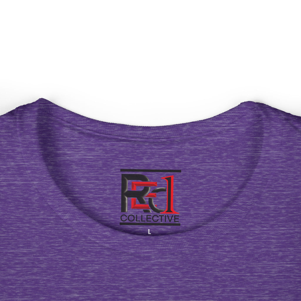 R1C - CRAZY Women's Softstyle Tee - Black Lettering