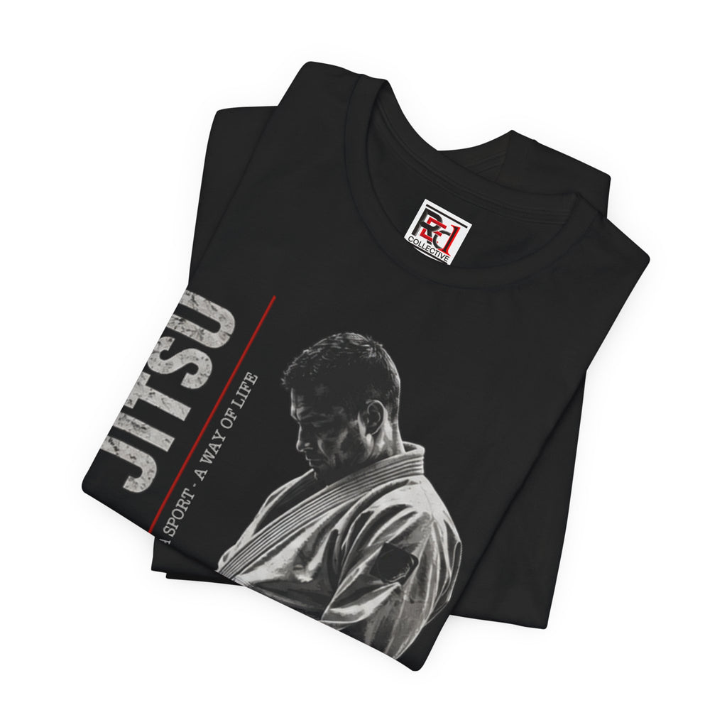 R1C - Jiu Jitsu Portrait Tee — Martial Arts Gi T‑Shirt