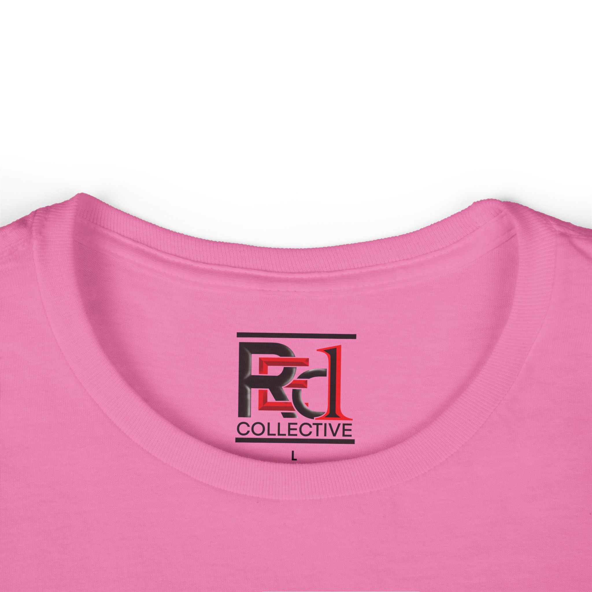 R1C - CRAZY Women's Softstyle Tee - Black Lettering