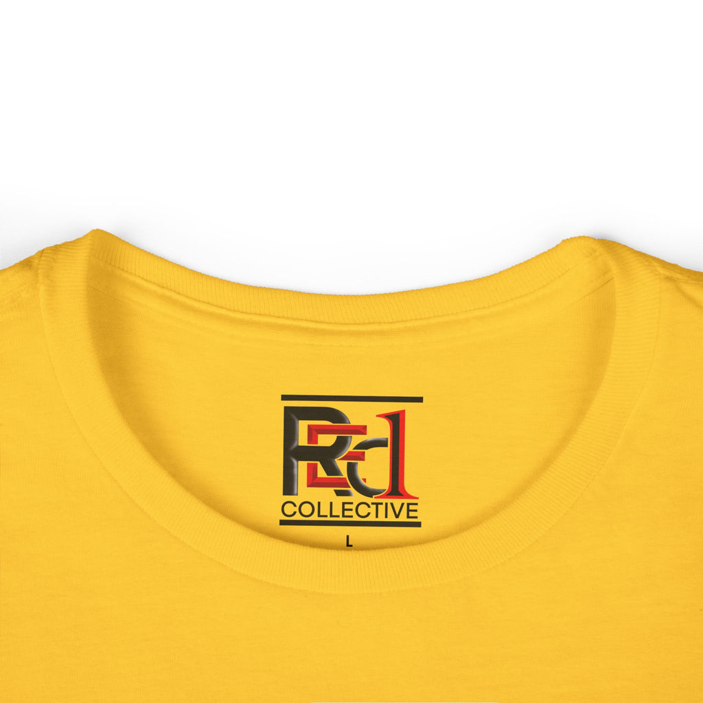 R1C - CRAZY Women's Softstyle Tee - Black Lettering