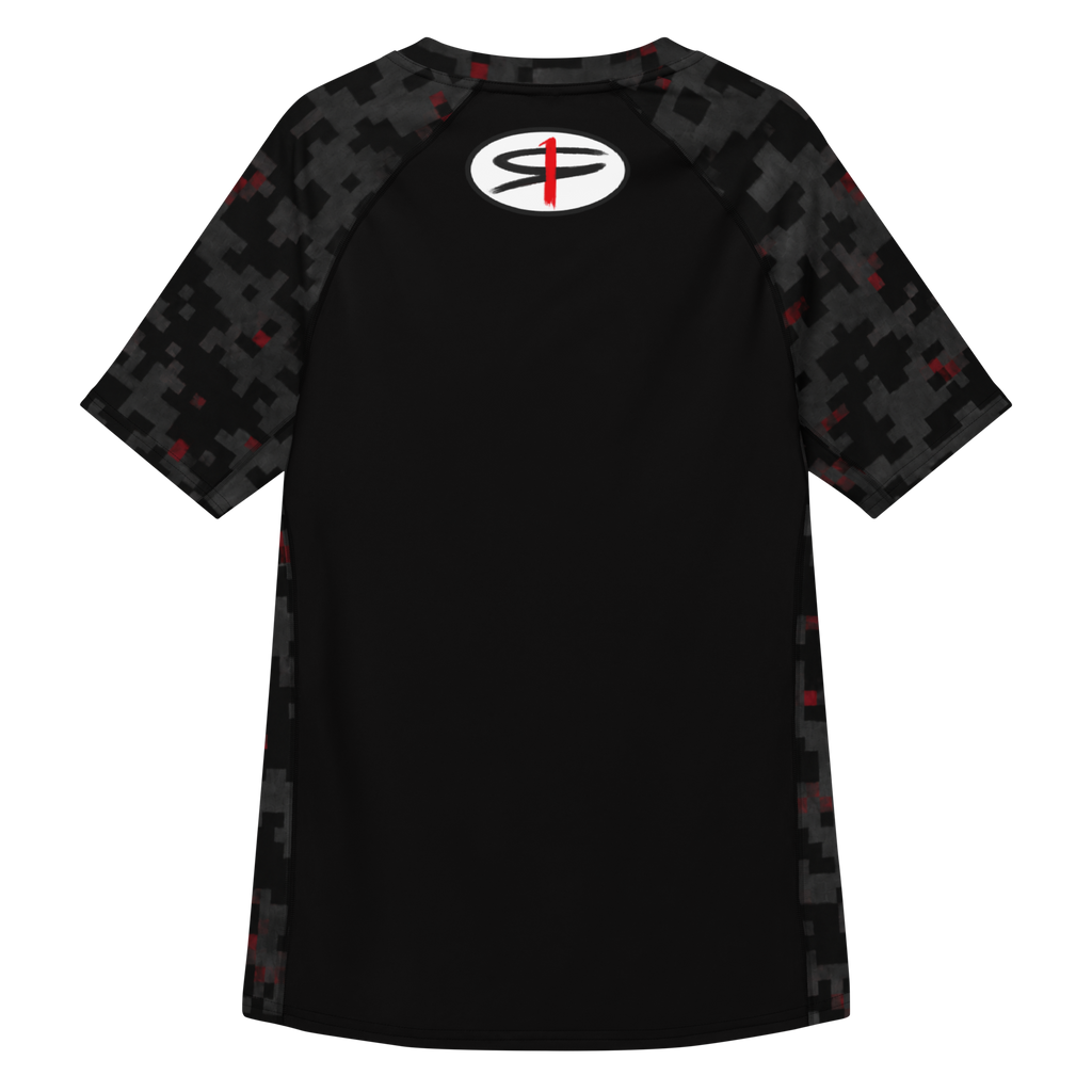 R1C x GoFas Grappling Ranked Rashguard – Black Belt