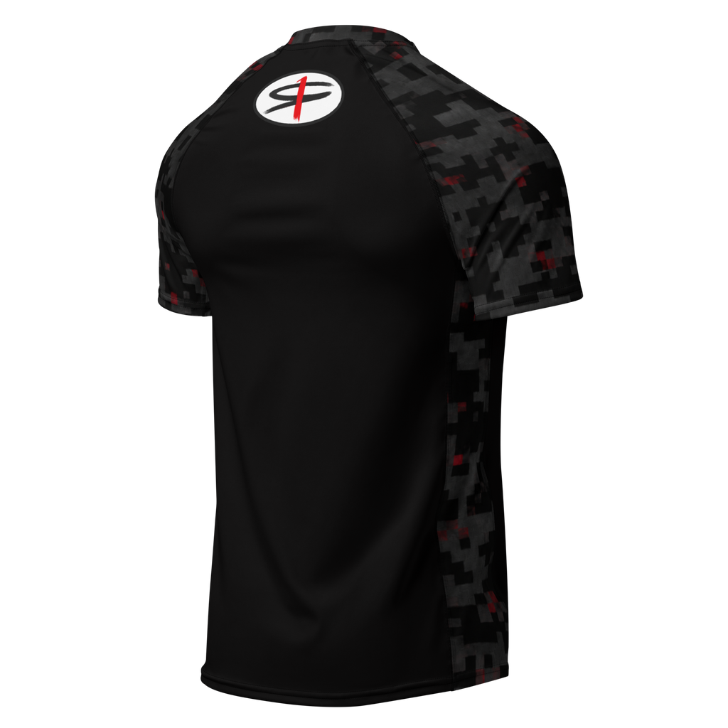 R1C x GoFas Grappling Ranked Rashguard – Black Belt