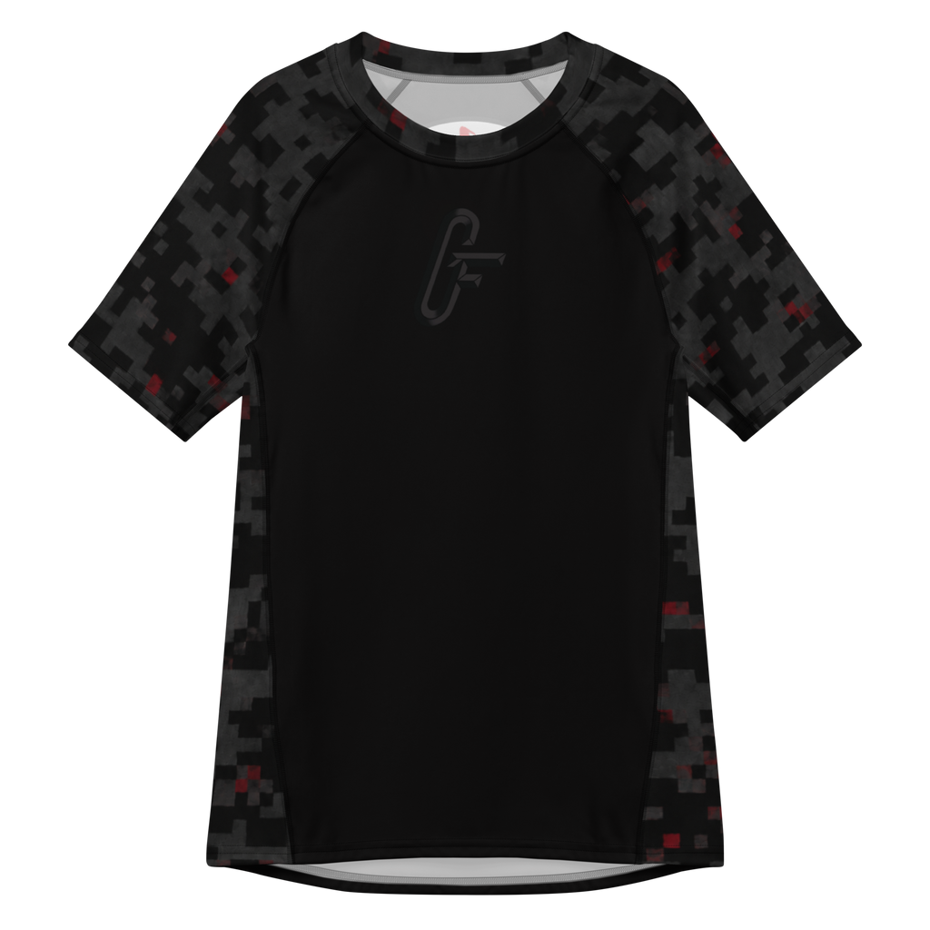 R1C x GoFas Grappling Ranked Rashguard – Black Belt