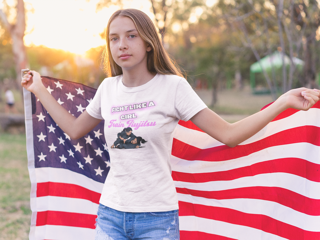 R1C Fight Like A Girl - Jiujitsu Tee